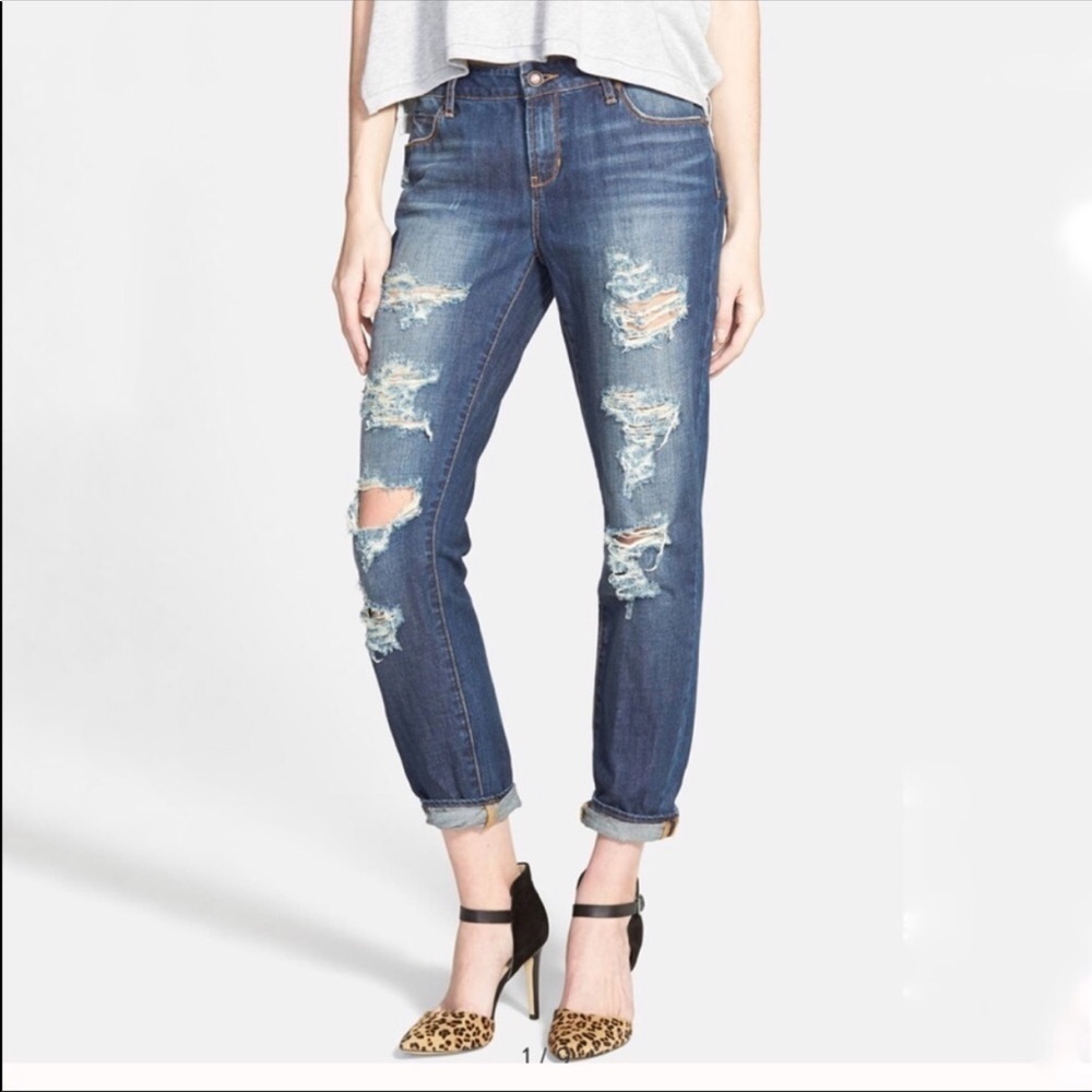Articles of Society Destroyed Girlfriend Jeans 25